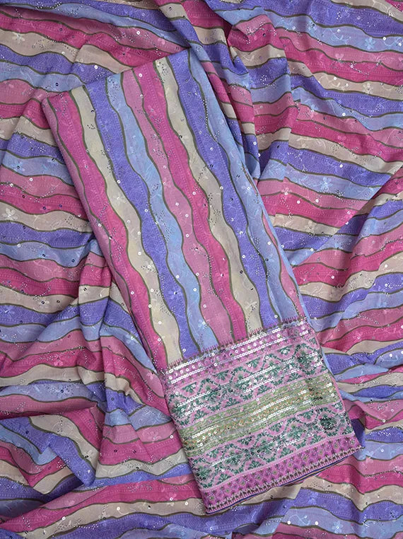 Fancy Chikankari Printed Lawn Shirt Edit 2025 (LI08-04)