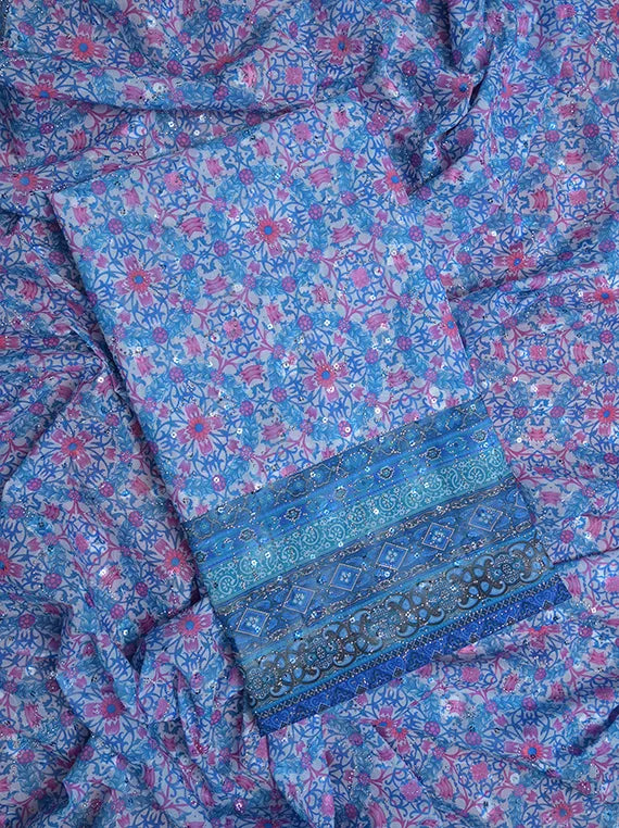 Fancy Chikankari Printed Lawn Shirt Edit 2025 (LI08-11)