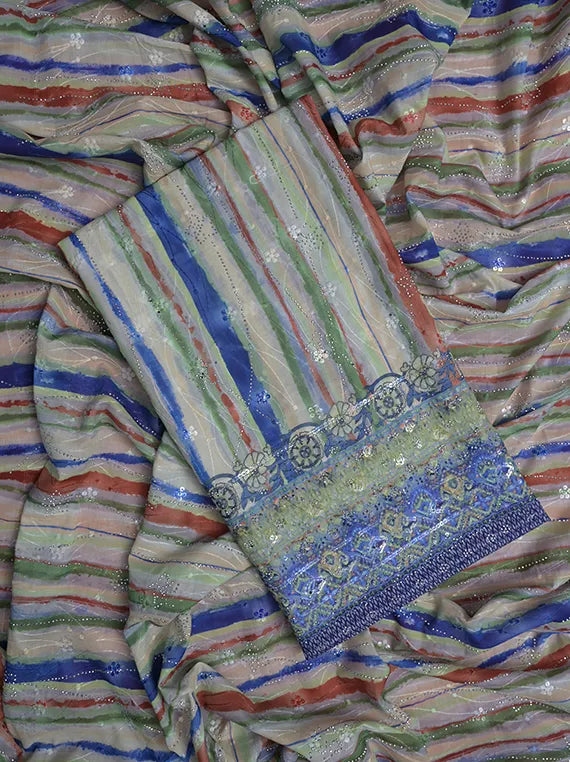 Fancy Chikankari Printed Lawn Shirt Edit 2025 (LI08-13)