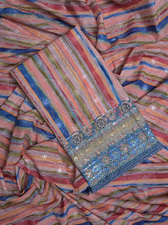 Fancy Chikankari Printed Lawn Shirt Edit 2025 (LI08-14)