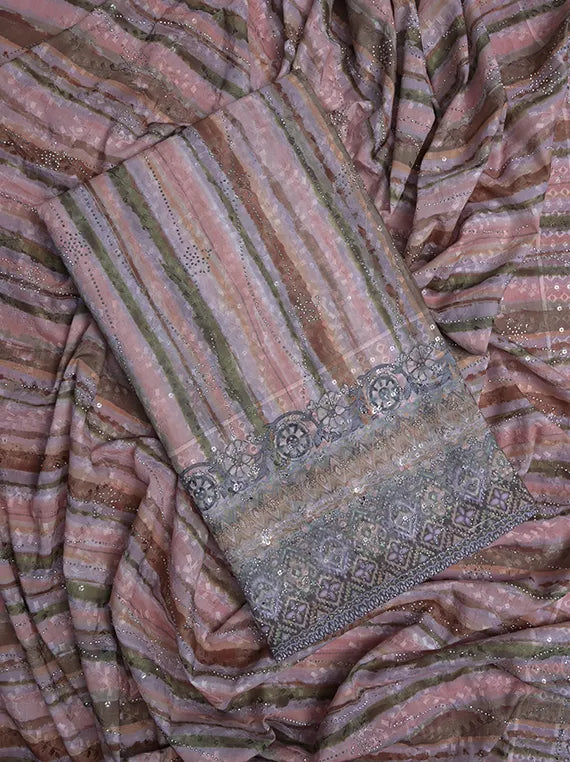 Fancy Chikankari Printed Lawn Shirt Edit 2025 (LI08-16)