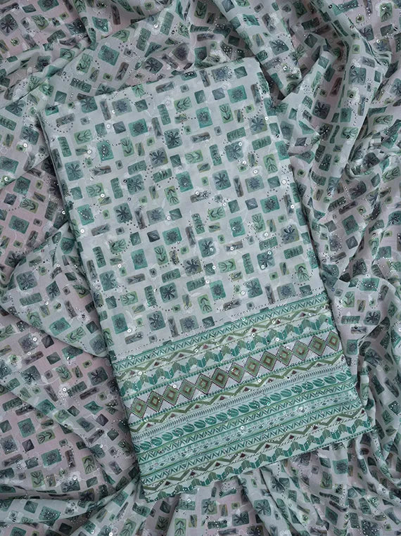 Fancy Chikankari Printed Lawn Shirt Edit 2025 (LI08-19)