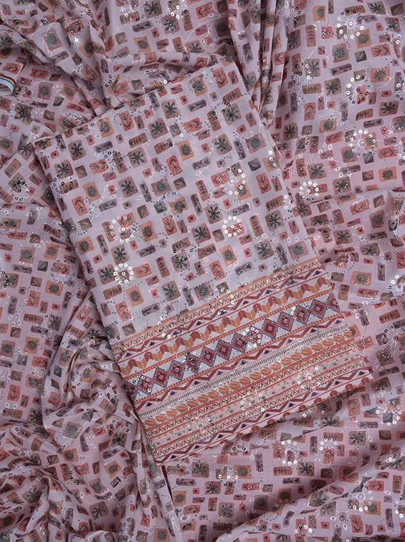 Fancy Chikankari Printed Lawn Shirt Edit 2025 (LI08-20)