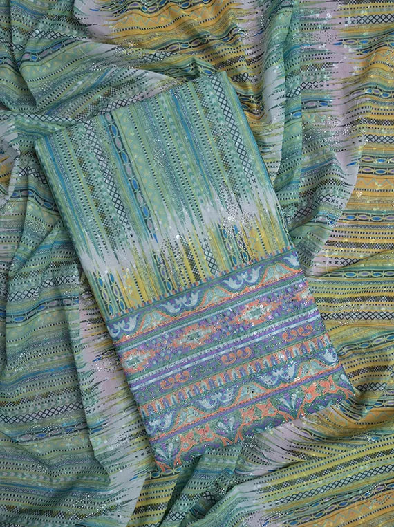 Fancy Chikankari Printed Lawn Shirt Edit 2025 (LI08-24)