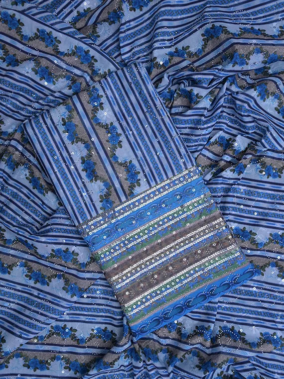 Fancy Chikankari Printed Lawn Shirt Edit 2025 (LI08-38)