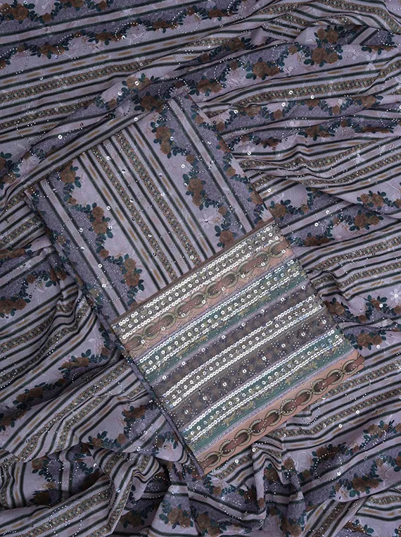 Fancy Chikankari Printed Lawn Shirt Edit 2025 (LI08-39)