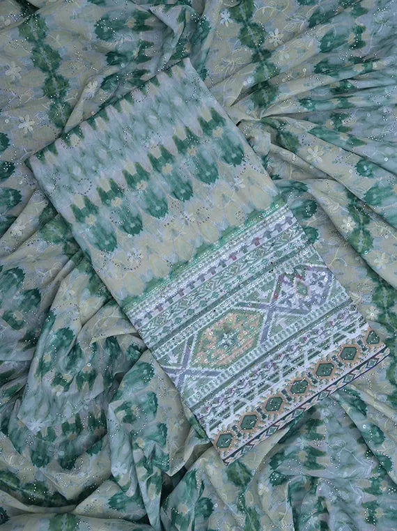 Fancy Chikankari Printed Lawn Shirt Edit 2025 (LI08-47)