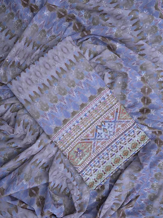 Fancy Chikankari Printed Lawn Shirt Edit 2025 (LI08-48)