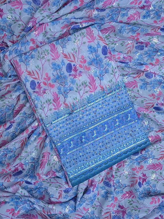 Fancy Chikankari Printed Lawn Shirt Edit 2025 (LI08-50)