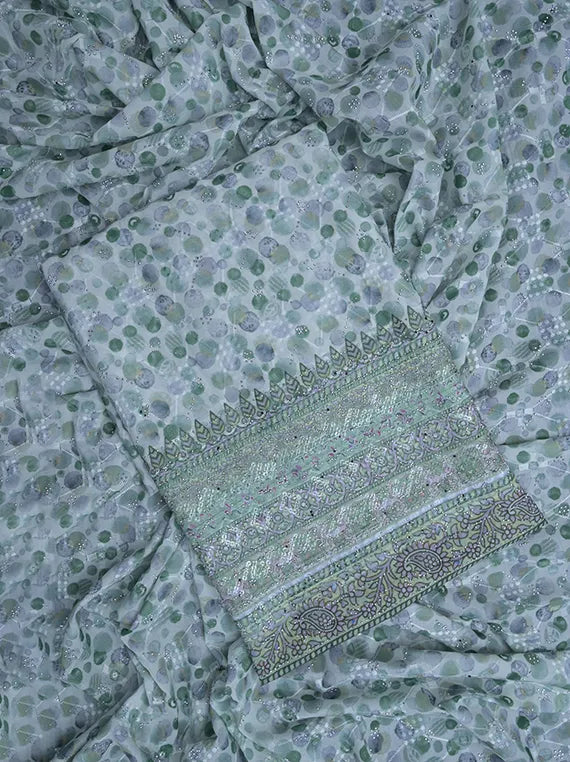 Fancy Chikankari Printed Lawn Shirt Edit 2025 (LI08-53)