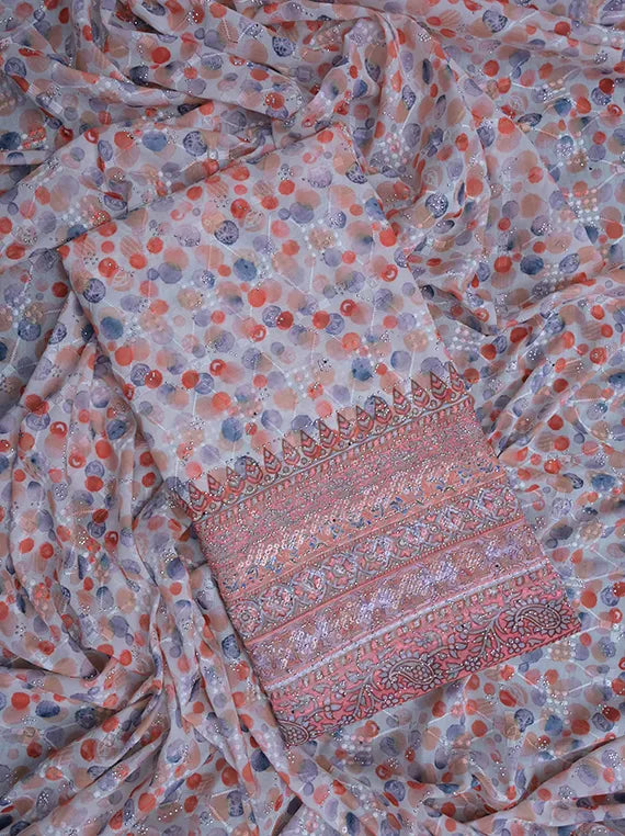 Fancy Chikankari Printed Lawn Shirt Edit 2025 (LI08-54)