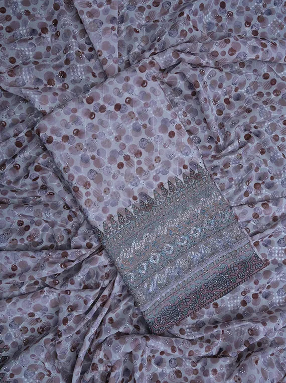 Fancy Chikankari Printed Lawn Shirt Edit 2025 (LI08-56)