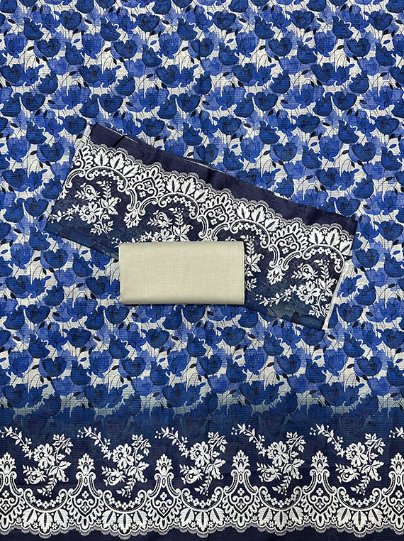Fancy Flowers Printed Lawn Edit 2026 Vol-RD02 (D-03)