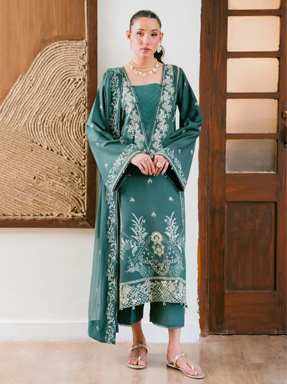 Fareeha by Humdum Embroidered Viscose Unstitched Collection'26 (D-03)