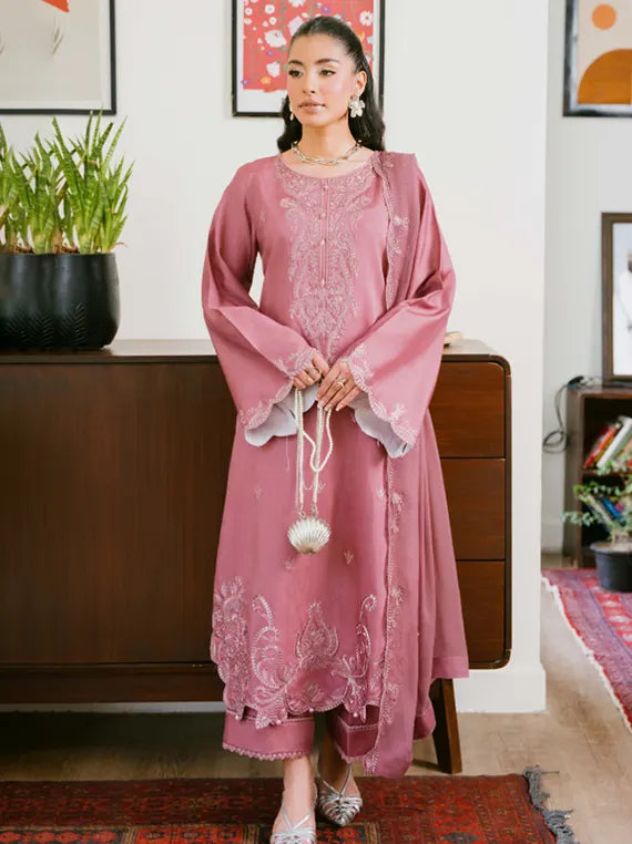 Fareeha by Humdum Embroidered Viscose Unstitched Collection'26 (D-09)
