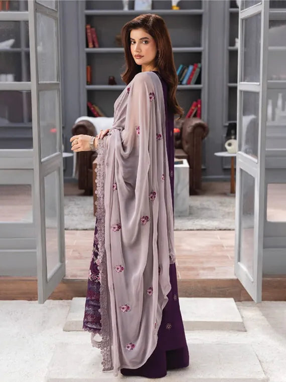 Fareeha by Hum Dum Embroidered Viscose Collection 2025 (D-02)