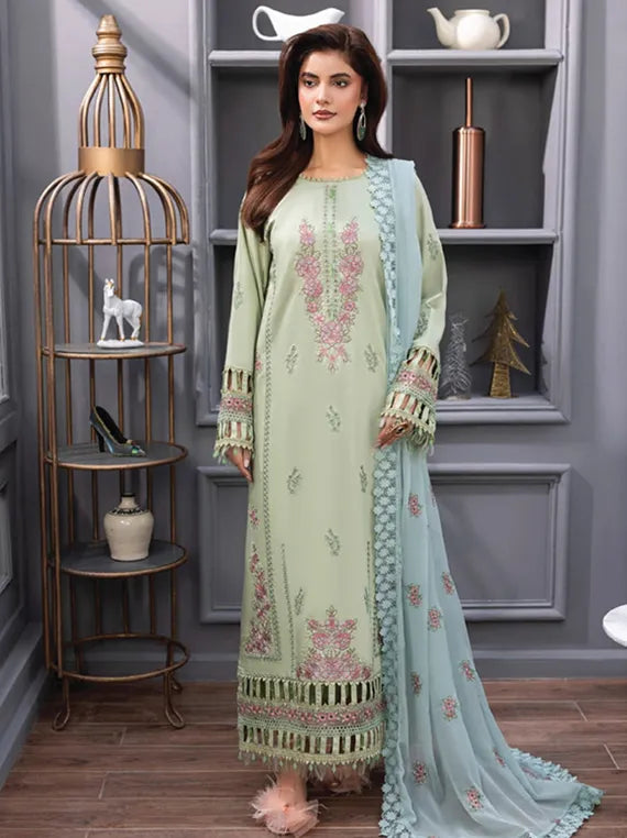 Fareeha by Hum Dum Embroidered Viscose Collection 2025 (D-06)