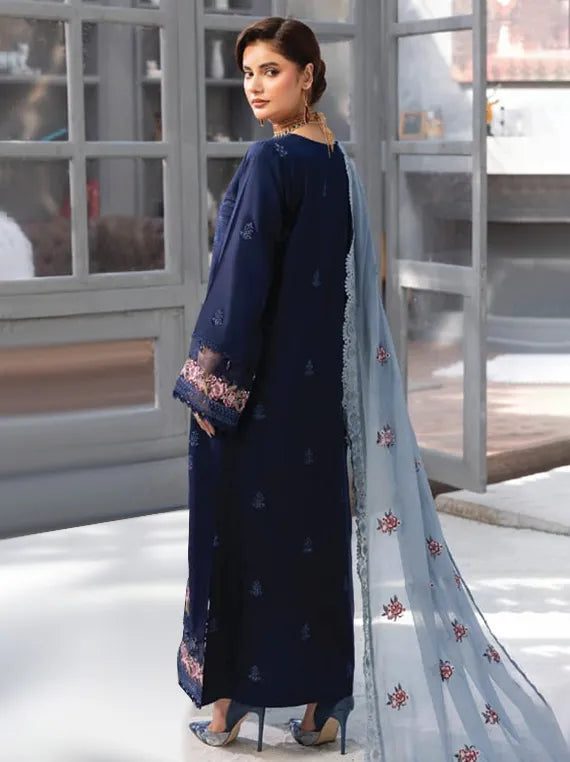 Fareeha by Hum Dum Embroidered Viscose Collection 2025 (D-08)