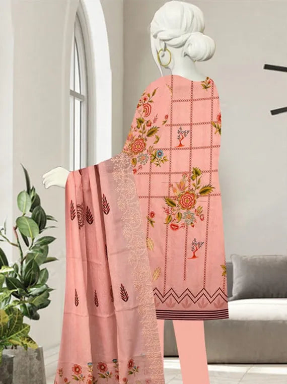 Farisha Embroidered Lawn Collection 2025 Vol-55 by Hani Arts (D-01)