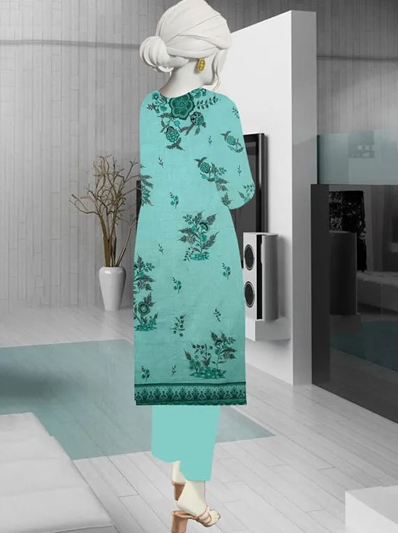 Farisha Embroidered Lawn Collection 2025 Vol-55 by Hani Arts (D-05)
