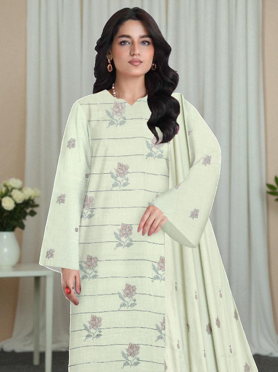 Femina Embroidered Leather Peach Collection 2025 Vol-01 (NF-05)