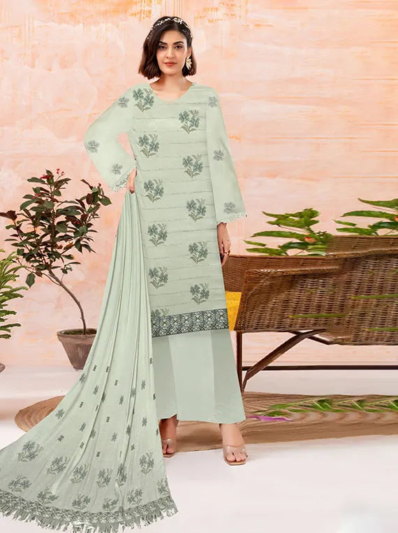 Femina Embroidered Leather Peach Collection 2025 Vol-03 (NF-05)
