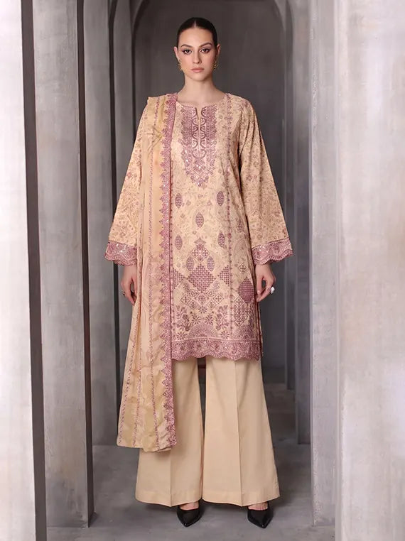 Festive by Fantak Unstitched Viscose Collection'26 V-1018 (D-01)