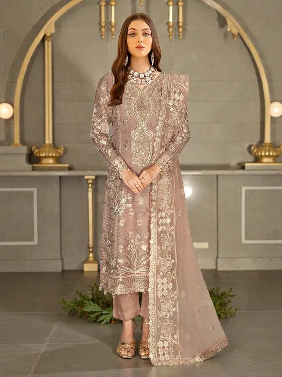 Ramsha Festive Dream Organza Collection 2026 Vol-W398 (D-02)