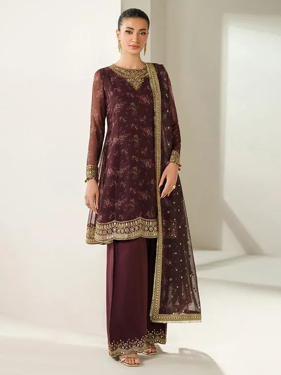 Festive Formals by Jazmin Embroidered Chiffon Collection 2025 (UC-3096)
