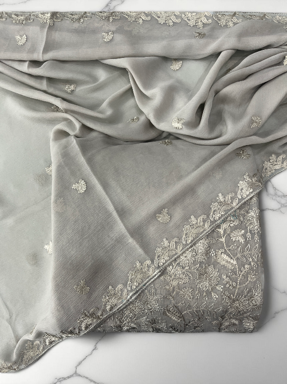 Festive Luxury Allover Embroidery Chiffon Edit25 (IQ128-01)