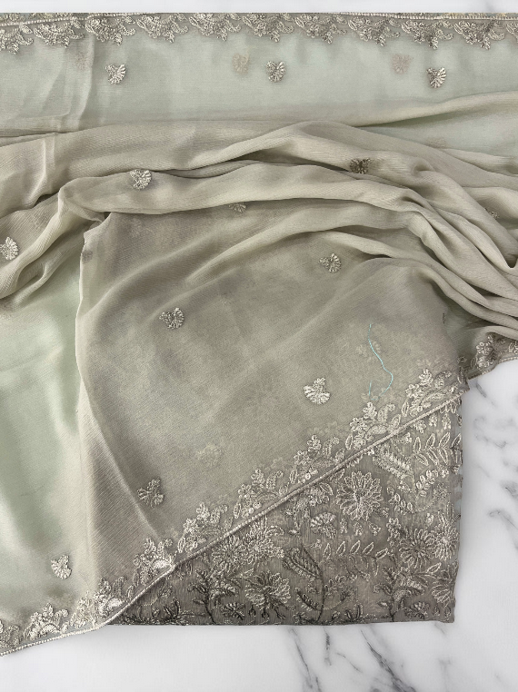 Festive Luxury Allover Embroidery Chiffon Edit25 (IQ128-03)