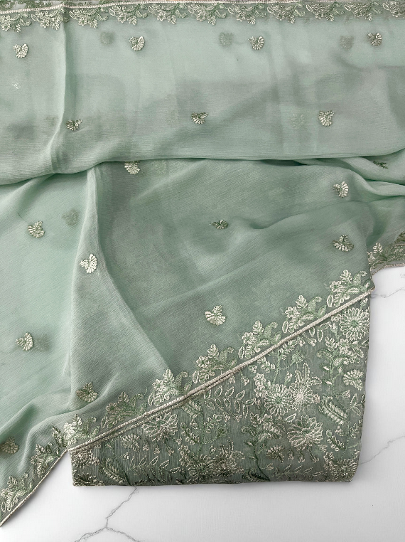 Festive Luxury Allover Embroidery Chiffon Edit25 (IQ128-04)