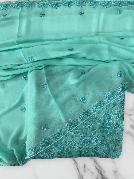 Festive Luxury Allover Embroidery Chiffon Edit25 (IQ128-06)