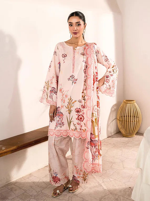 Firdous Luxury Summer Lawn Collection 2025 (D-152)