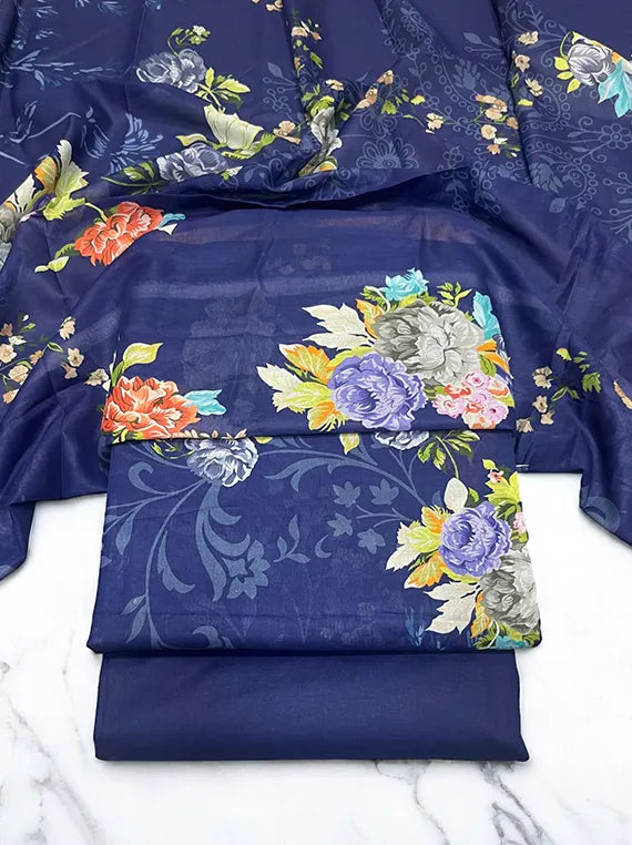 Firdous Printed Lawn Collection 2025 (CU33-02)