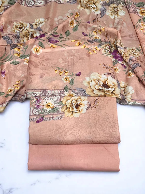 Firdous Printed Lawn Collection 2025 (CU33-04)