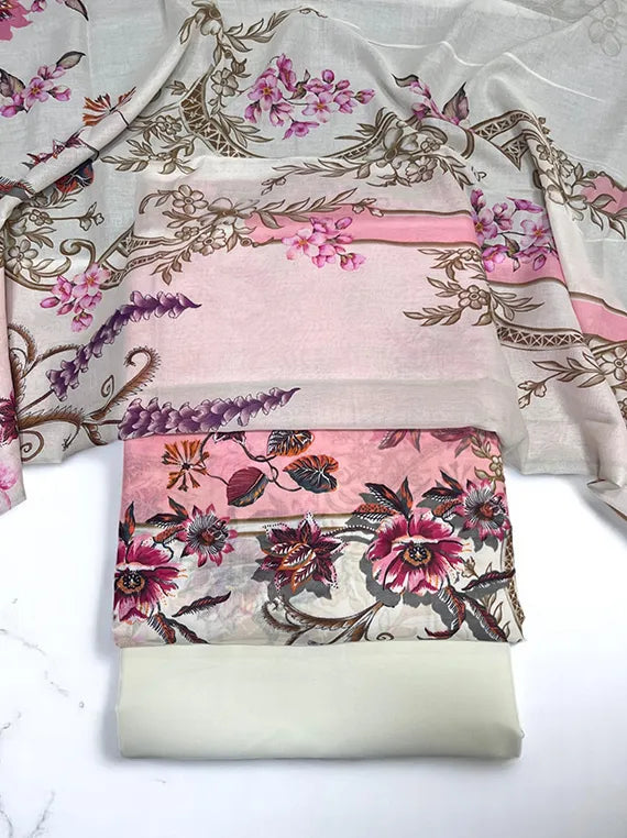 Firdous Printed Lawn Collection 2025 (CU33-05)