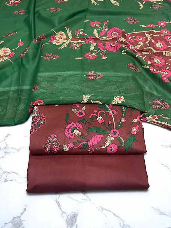 Firdous Printed Lawn Collection 2025 (CU33-08)