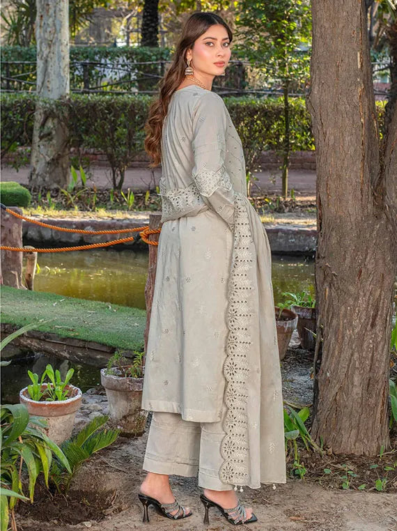 Fizza Luxury Lawn Collection 2025 By Feroza (ART-03)
