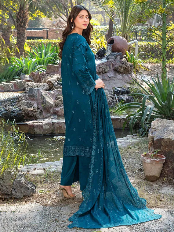 Fizza Luxury Lawn Collection 2025 By Feroza (ART-06)