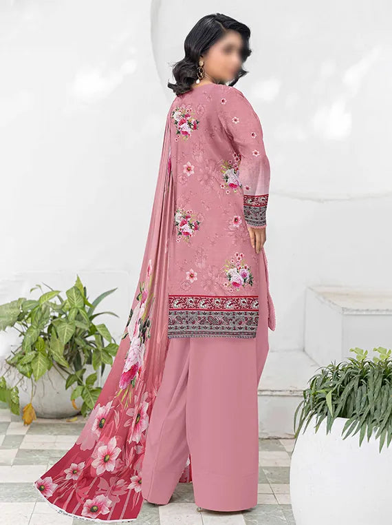 Flora by Fantak Embroidered Bamboo Slub Airjet Collection 2025 (D-04)