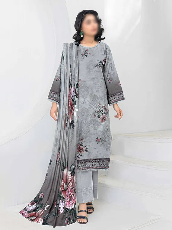 Flora by Fantak Embroidered Bamboo Slub Airjet Collection 2025 (D-06)