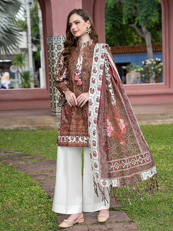Floral BLUSH by Gul Ahmed Lawn Collection 2026 (CL-62077B)