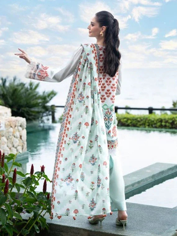 Floral BLUSH by Gul Ahmed Lawn Collection 2026 (CL-62080A)