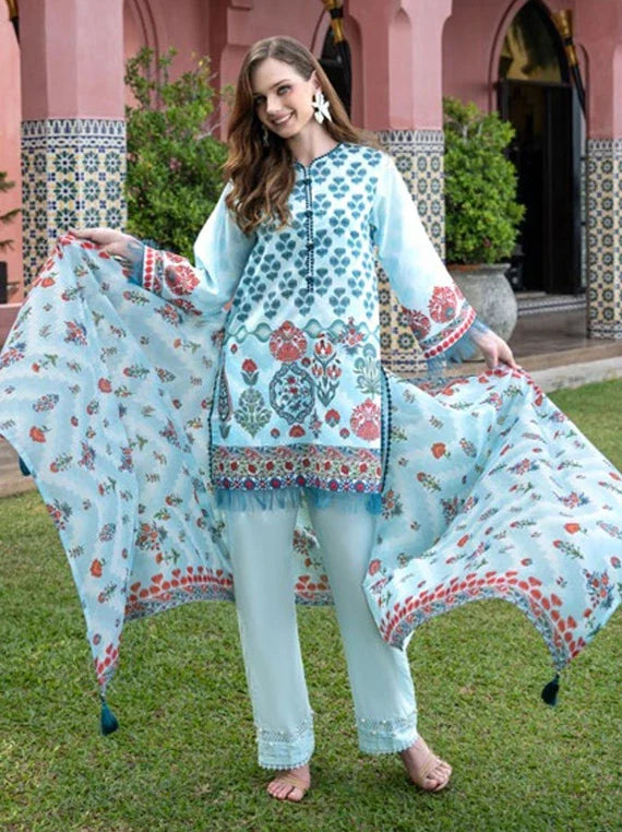 Floral BLUSH by Gul Ahmed Lawn Collection 2026 (CL-62080B)