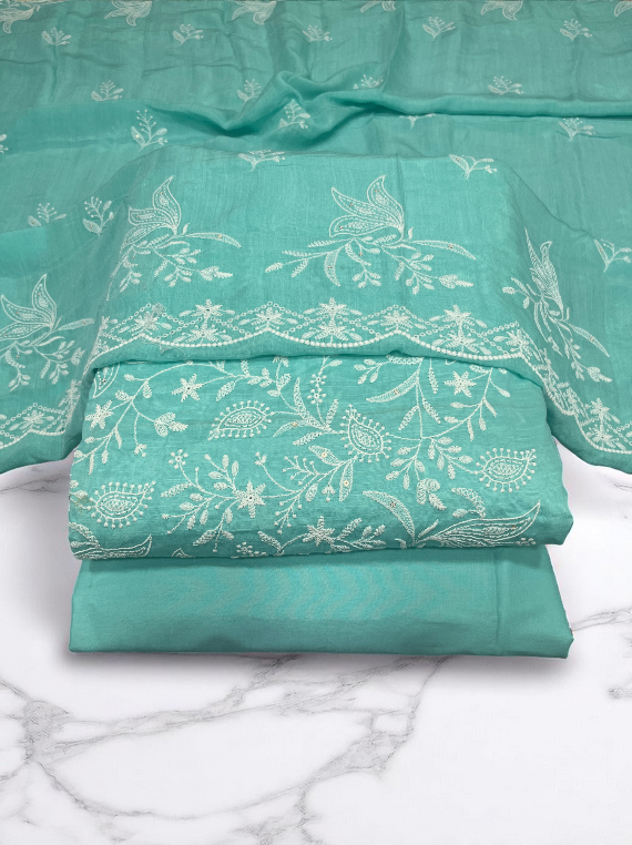 Florence Fashion Embroidered Slub Lawn Edit25 (25DA107-02)