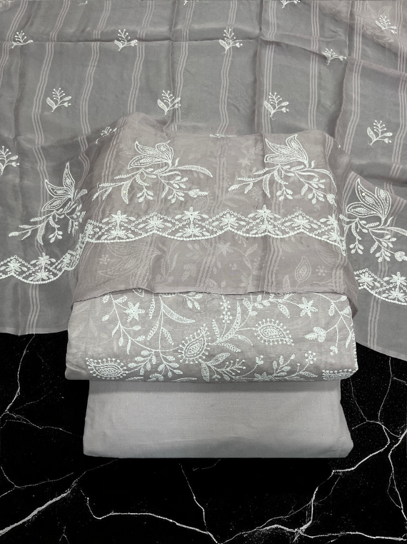 Florence Fashion Slub Embroidered Lawn Edit25 Vol-108 (25DA108-03)
