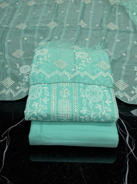 Florence Fashion Slub Embroidered Lawn Edit25 Vol-108 (25DA108-09)