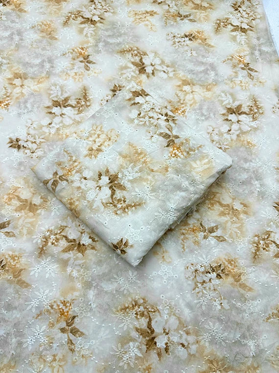 Flowers Printed Chikankari Lawn Edit26 Vol-FA27 (D-05)
