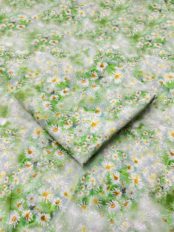 Flowers Printed Chikankari Lawn Edit26 Vol-FA27 (D-06)